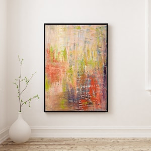 UNIQUE | Abstract mural in acrylic | canvas 60 x 80 cm | special gift | Original artwork