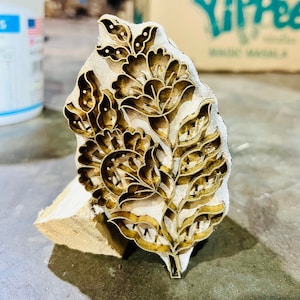 Batik Stempel handgemacht Batikblock Holzstempel Messingbatik handgeschnitzt Batikblock Batikblockdruck