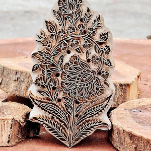wooden brass stamps for textile printing mughal design buta for textile printing stamps brass wooden block hand block printing stamps