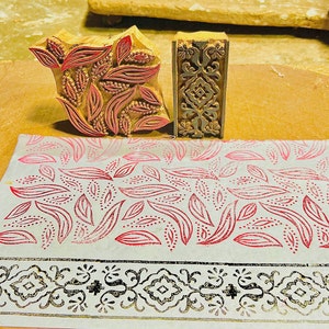 Hand block printing hand carved block wooden block for printing saare printing block textile printing stamps