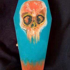 Coffin Trinket Box Skull Portrait