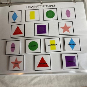 PRESCHOOL LEARNING BINDER Preschool Busy Binder Montessori - Etsy