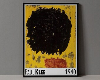 Paul Klee Vintage Poster | Art Print, Exhibition Poster, Abstract Art, Modern Wall Art, Wall Decor
