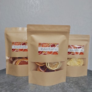 Dried Citrus Slices | Navel Oranges, Grapefruit, and Lemon | Edible Cocktail or Cake Garnishes