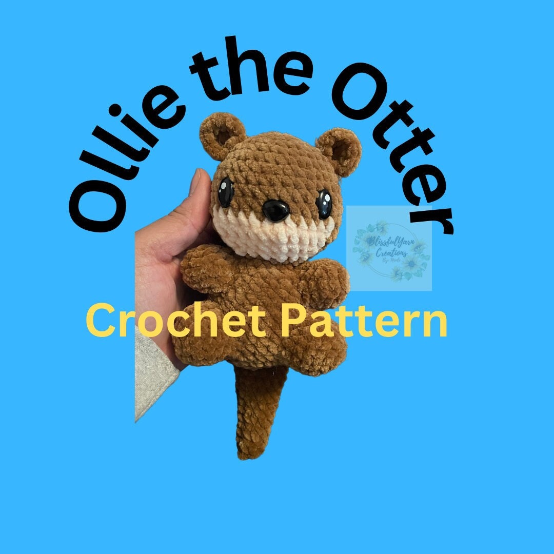 Ollie the Otter Crochet Pattern - Etsy