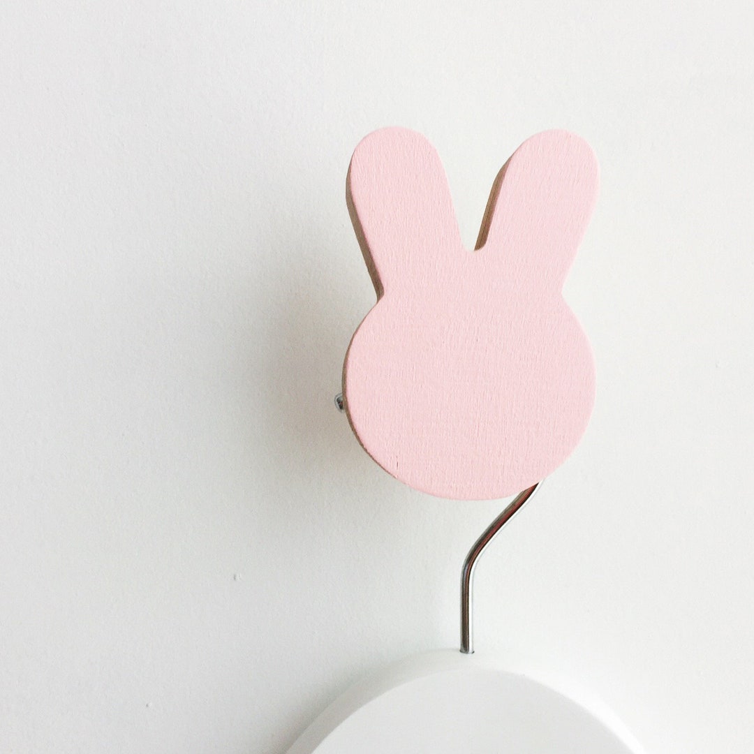 Bunny Wall Hook Colourful Wall Hooks, Rabbit Wall Hook, Kids Room Decor