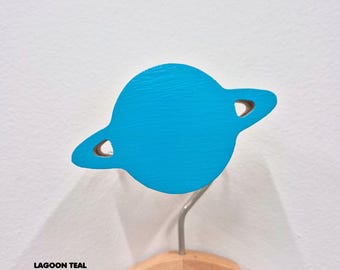 Saturn Wall Hook | Space theme kids room, Colourful wall hooks, Kids bedroom hooks, Nursery wall hooks, Fun hooks for walls