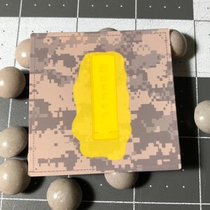 2nd Lieutenant Butter Bar, Vinyl Sticker - Water Bottle Sticker - Toolbox sticker - Hardhat sticker - Laptop Sticker - Slaps