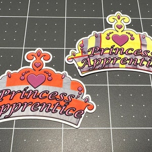 Journeymen Princess Apprentice - Vinyl Sticker -Hardhat sticker - Water Bottle Sticker - Laptop Sticker - Meme Sticker - Funny Sticker