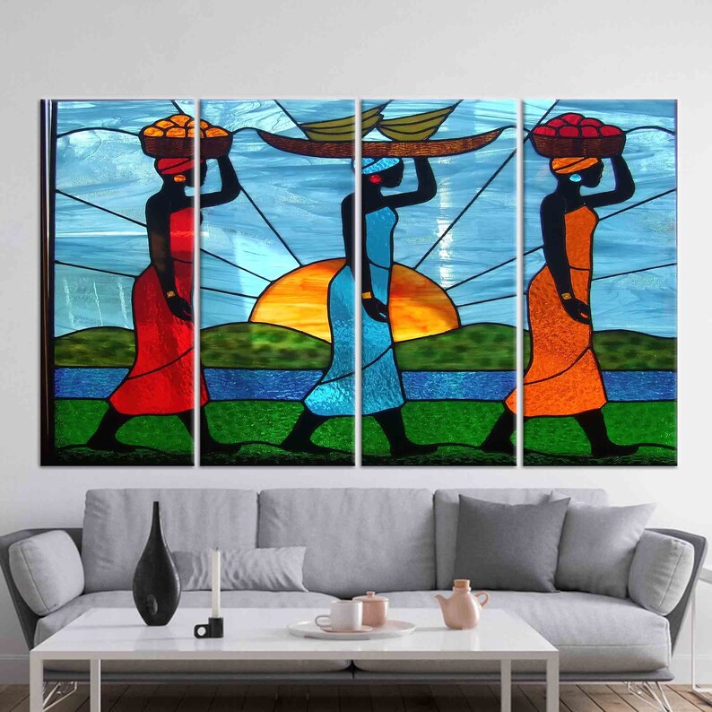 Canvas Decor Large Canvas 3D Canvas African Canvas Poster Etsy