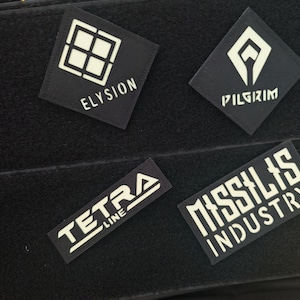 Noctilucous Patch 勝利の女神：NIKKE Corporate logo Noctilucous Tactical Rubber Hook Patch