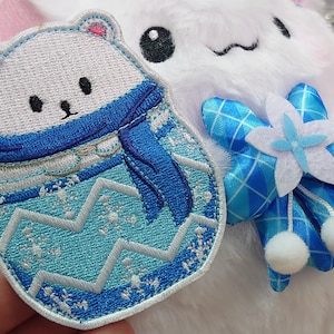HOLOLIVE 5th &quot;Yukihana Lamy&quot; Mascots Patch 大福（だいふく）