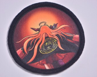8cm circular patch "HoloLive 4th" - Kiryu Coco