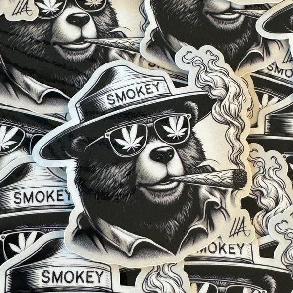 Smokey the Bear Sticker