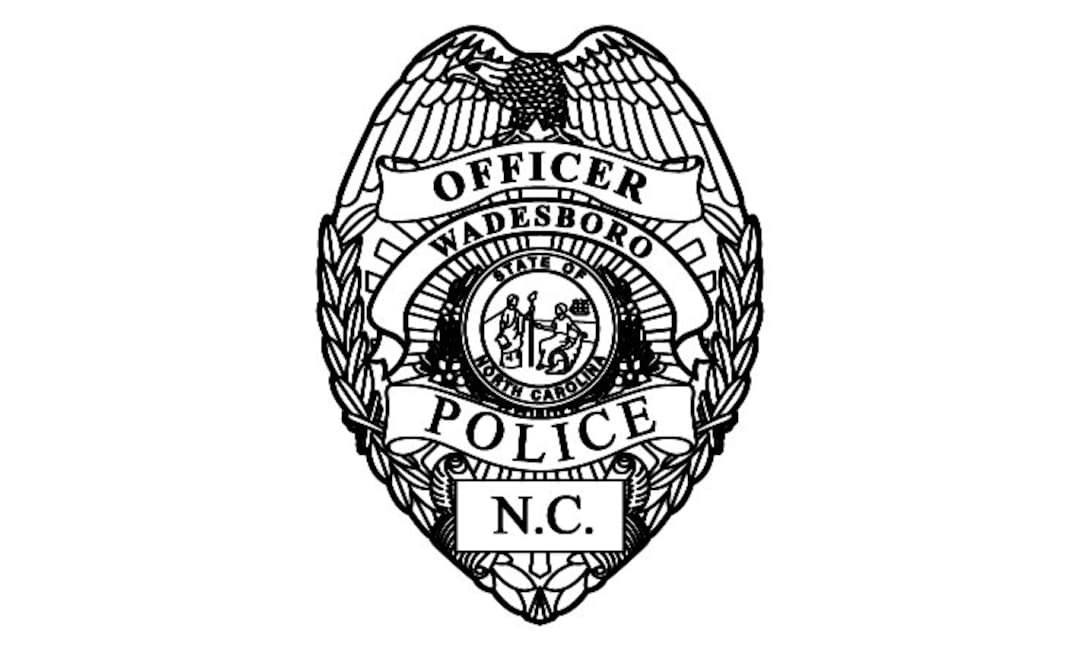 Wadesboro Police Badge SVG File Etsy