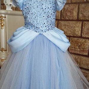 CINDERELLA COSTUME for baby. Disney Princess Dress. Cinderella Theme Costume