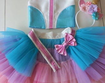 CONJUNTO LOL UNICORNIO para Vestido de unicornio jajaja