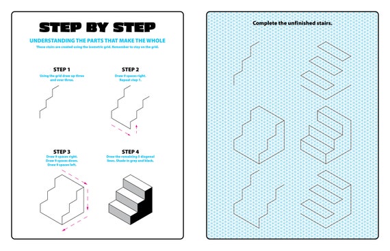Isometric Drawing Exercises For Kids