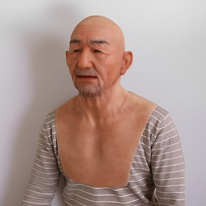 Old Man Prune Hyper Realistische Silikon Maske Cosplay Disguise