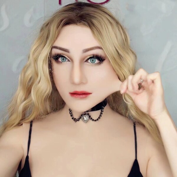 Realistic Female Mask Etsy