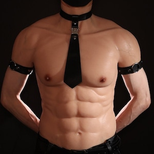 Premium Silikon Prothetik Muskelanzug mit Armen für Cosplay Kostüme - Muskulöser Cosplay Anzug für Männer - Cosplay Zubehör für Männer