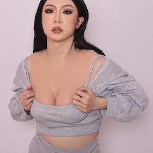 Handmade C Cup Breast With Zipper Forms for Cosplay Anime - Etsy