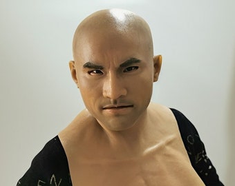 Handmade Premium Realistic Johnson Mask Realistic Masque Male  - Authentic Medical Silicone Realistic Men Mask - Cosplay Silicon Accessories