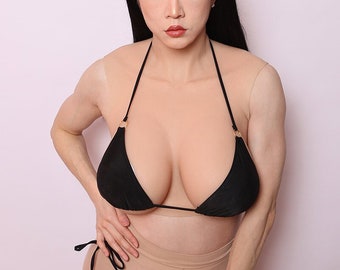 Handmade Premium Realistic Breast H-cup for Halloween Cosplay