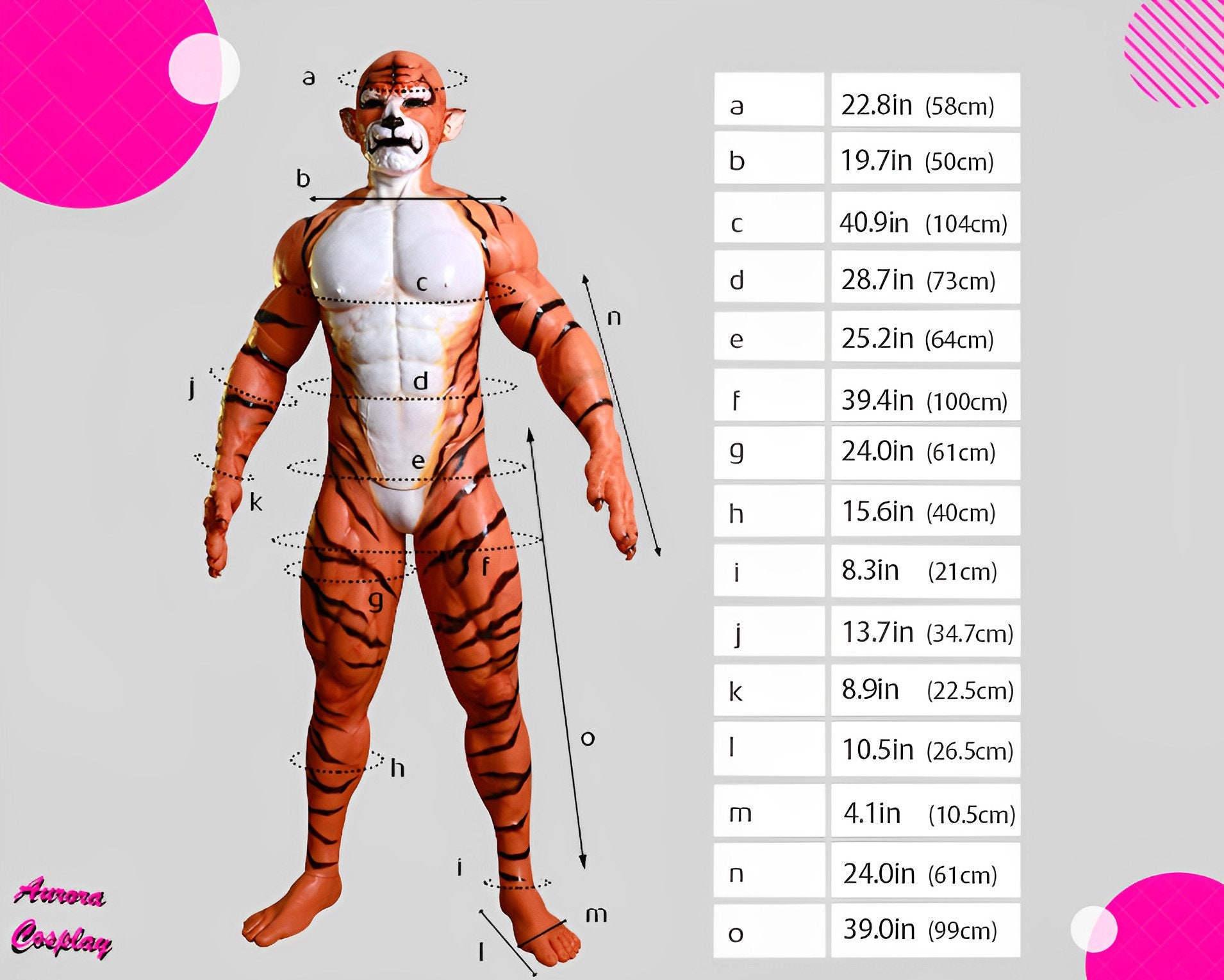 Ultimate Jungle Majesty: Comprehensive Silicone Tiger Transformation Set  With Mask, Bodysuit, and Gloves 