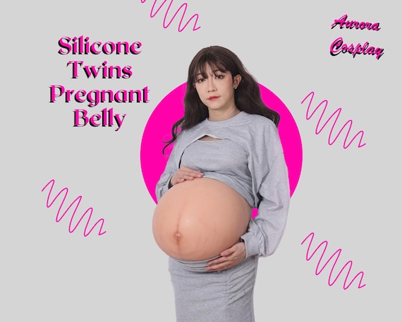 Authentic Silicone Realistic Pregnant Belly for Cosplay Female Fake Pregnant  Belly for Cosplays Silicon Accessories Gift Idea for Her 