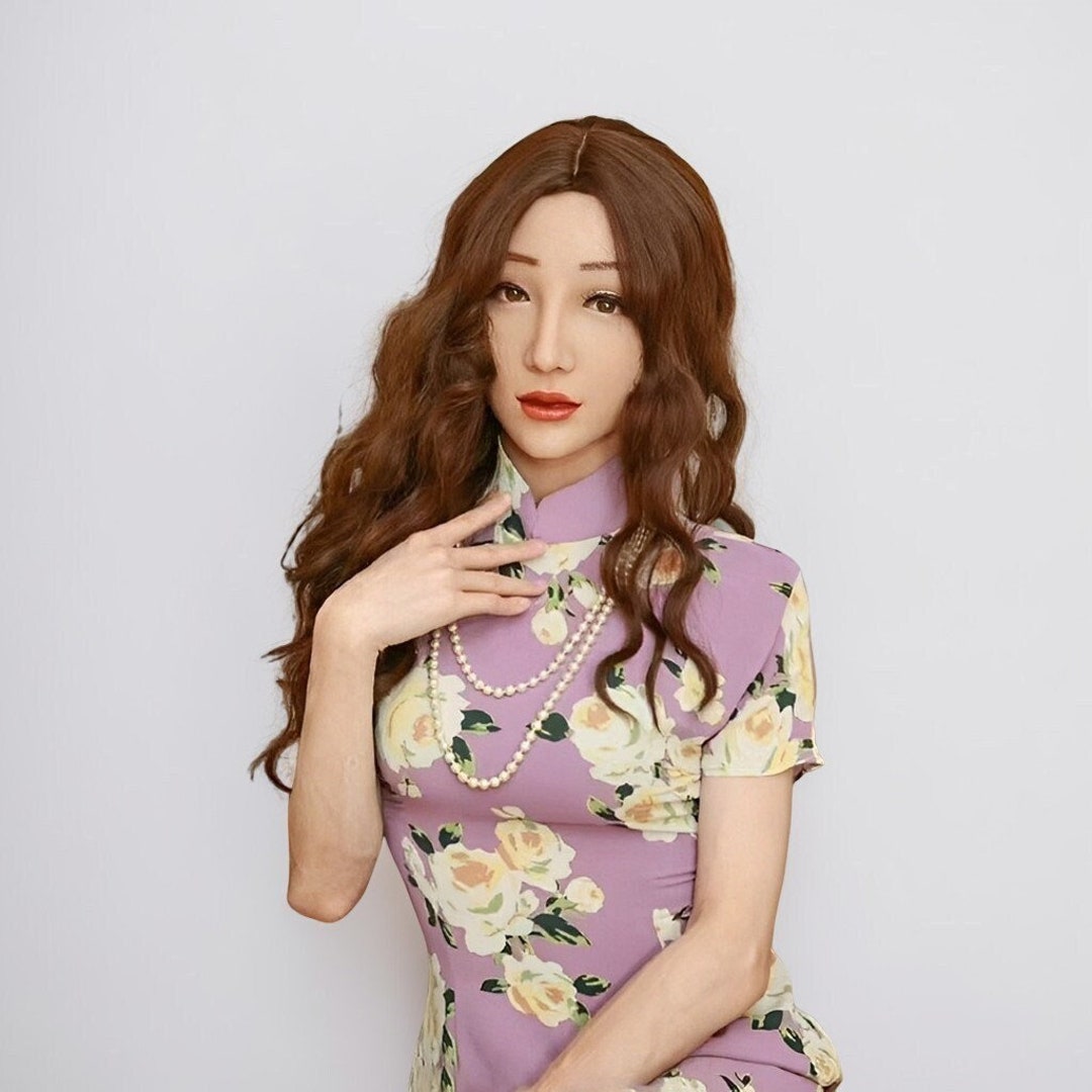 Mask Female With Breast Foam Silicone Mask Cosplay, Handmade and Hand