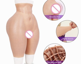 High Quality Medical Silicone Realistic Silicone Hip Enhancer Pants - Cosplay Female Body Parts - Female Silicone Made Booty Hips Parts