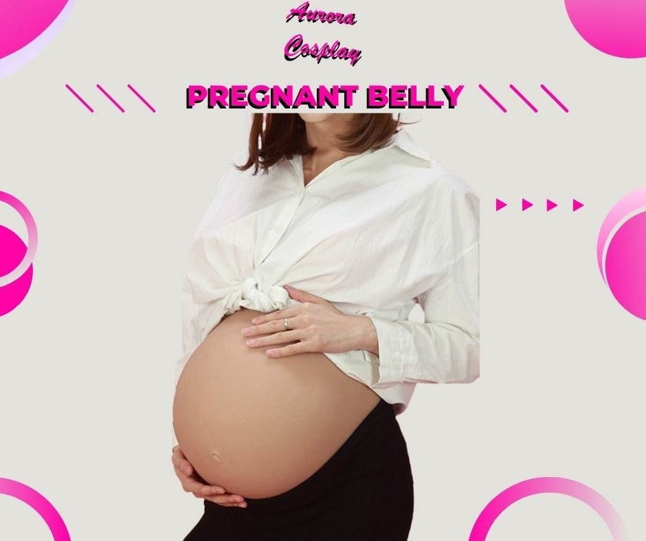 Silicone Realistic Pregnant Belly for Cosplay Female Fake Pregnant Belly for Cosplays Silicon