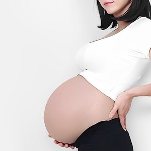 Silicone Realistic Pregnant Belly For Cosplay - Female Fake Pregnant Belly For Cosplays - Silicon Accessories Gift Idea For Her
