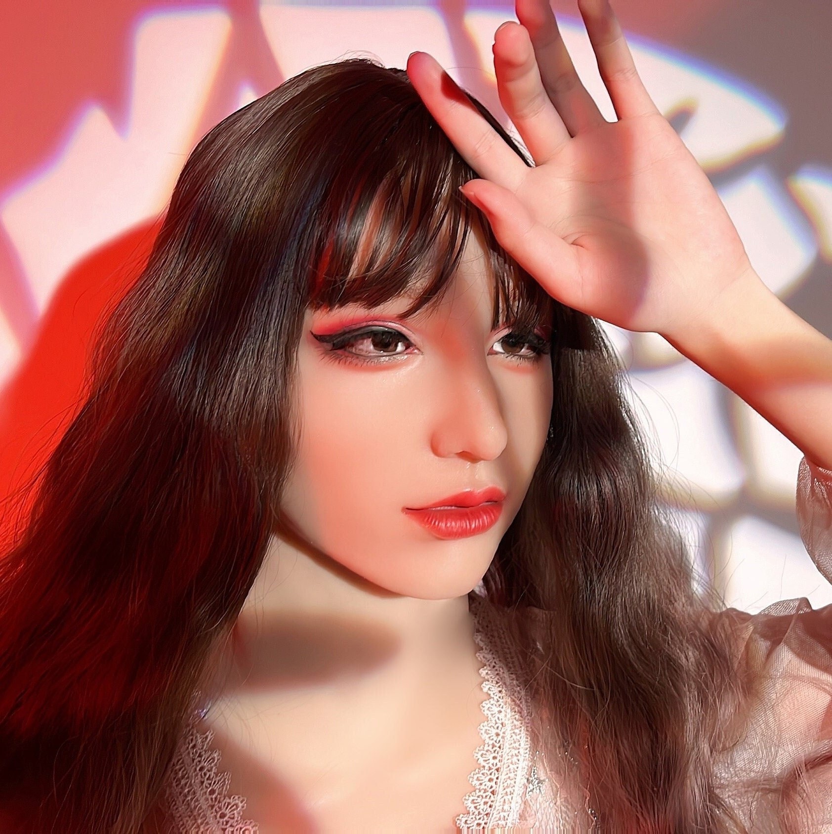 Premium Realistic Female Mask for Cosplay High Quality Etsy