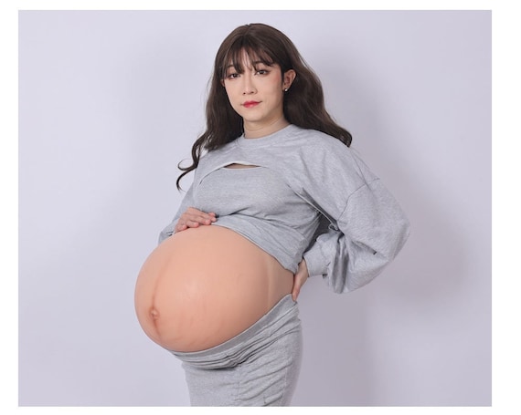 Authentic Silicone Realistic Pregnant Belly for Cosplay Female Fake Pregnant  Belly for Cosplays Silicon Accessories Gift Idea for Her 