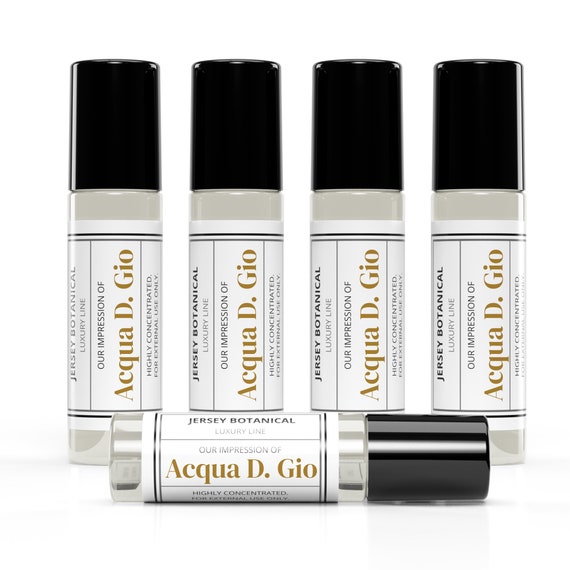 Acqua D EDT Designer Fragrance Oil Type Scented Oils For Body Oil Men, Women, Perfume & Cologne and Diffusers | Luxury Line