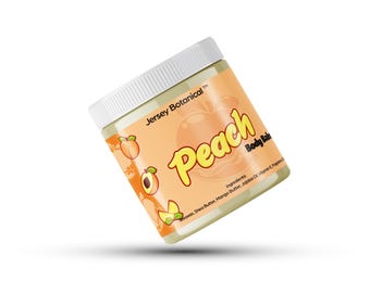Peach Body Balm 15+ Scents and Sample Sizes, Moisturizer With Shea Butter BUY 2 Get 1 FREE (Thermal Wrap included FREE)