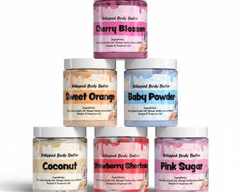 Whipped Body Butter | 70+ Scents | Shea & Mango Butter | Non-Greasy Moisturizer | Same-Day Shipping | BUY 2 GET 1 FREE