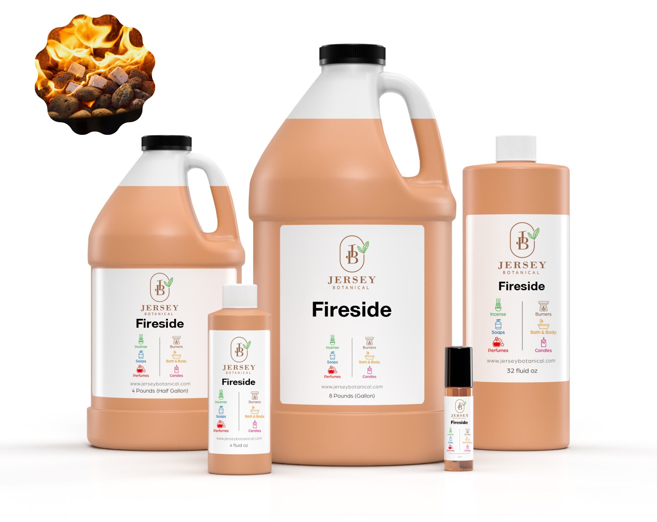 Fireside Autumn/Fall Fragrance Oil Scented Oils For Body, Soap Making, Candle Making, Lotion, Perfume, Diffuser BUY 4 GET 2 FREE