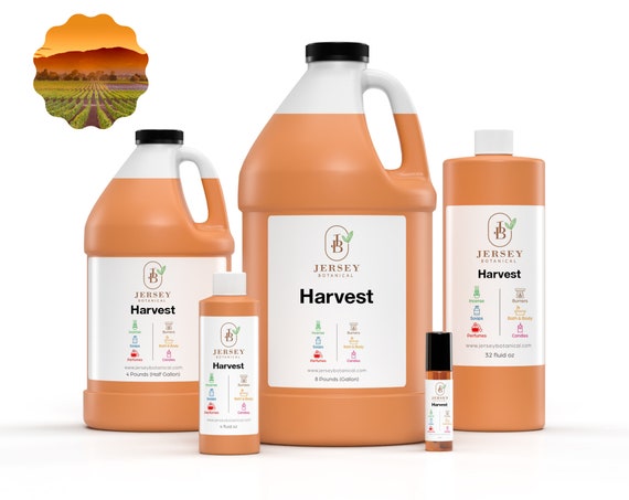 Harvest Autumn/Fall Fragrance Oil Scented Oils For Body, Soap Making, Candle Making, Lotion, Perfume, Diffuser BUY 4 GET 2 FREE