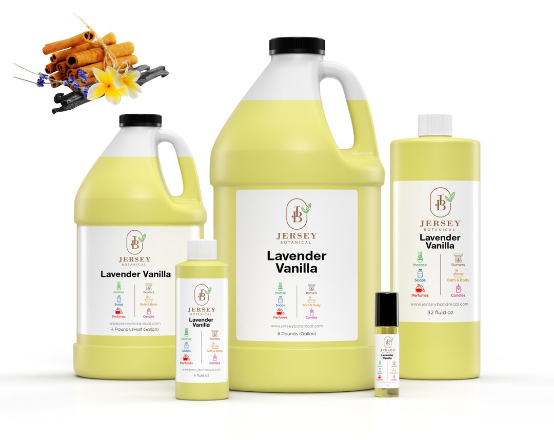 Lavender Vanilla Fragrance Oil Scented Oils for Body, Soap Making