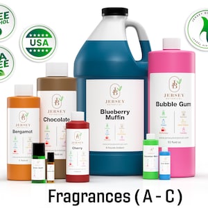 Fragrance Oil Scented Oils For Body, Soap Making, Candle Making, Lotion, Wholesale, Bulk, Perfume, Diffuser. Inventory (A-C 1/2)