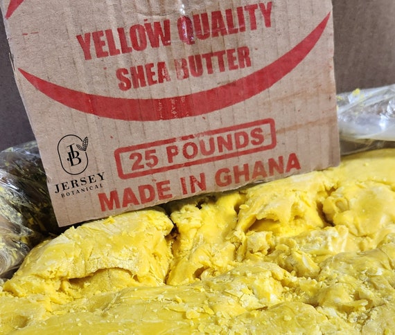 African Shea Butter Bulk YELLOW Wholesale 100% Pure Raw Unrefined Natural Grade A From Ghana For Skin, Hair, Body & DIY Projects