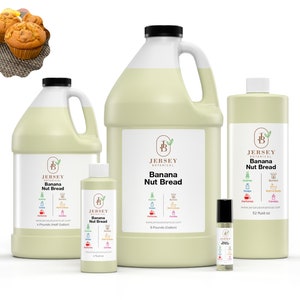 Banana Nut Bread Autumn/Fall Fragrance Oil Scented Oils For Body, Soap Making, Candle Making, Lotion, Perfume, Diffuser BUY 4 GET 2 FREE