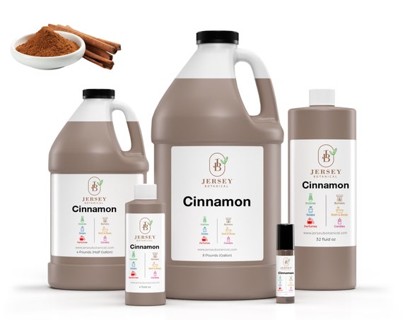 Cinnamon Fragrance Oil Scented Oils For Body, Soap Making, Candle Making, Lotion, Perfume, Diffuser BUY 4 GET 2 FREE