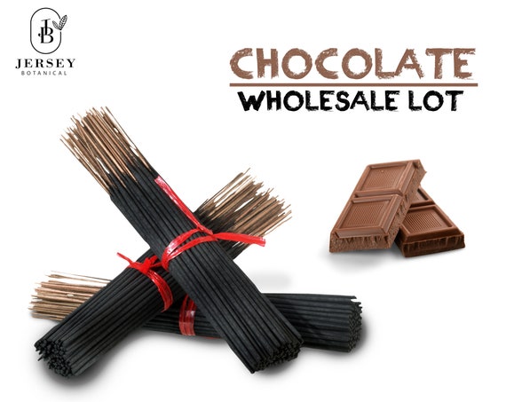 CHOCOLATE Type Charcoal Incense Sticks 9" Long Lasting Hand Dipped In Fragrance Oils Variety Bulk Wholesale Lot DIY