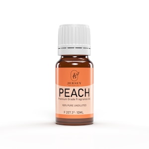 Peach Premium Grade Fragrance x10 Oil Scented Oil For Candles, Soaps, Freshies, Body Butters, Perfumes, Incense, Diffuser 10 ml.
