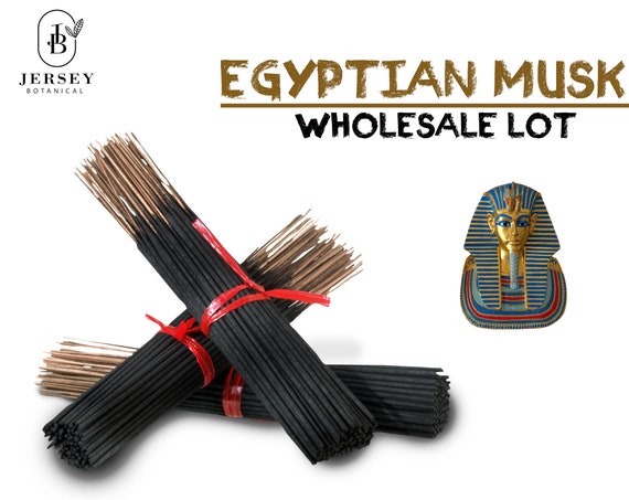 EGYPTIAN MUSK Charcoal Incense Sticks 9" Long Lasting Hand Dipped In Fragrance Oils Variety Bulk Wholesale Lot DIY