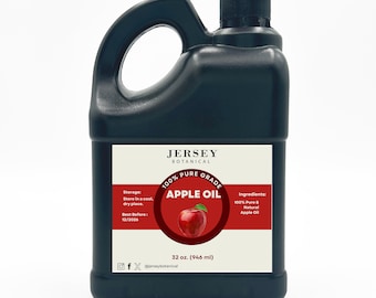 Apple Seed Oil 2lb. Cold Pressed 100% Pure Natural Raw Virgin Unrefined For Hair, Skin, Face, DIY